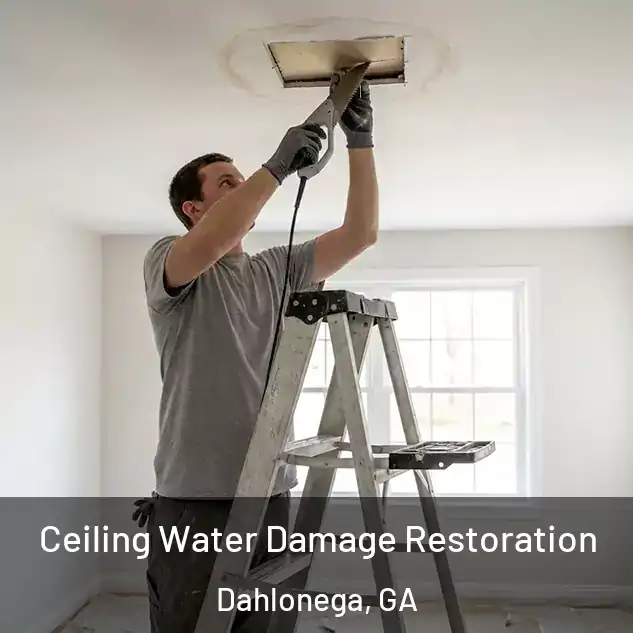  Ceiling Water Damage Restoration Dahlonega, GA