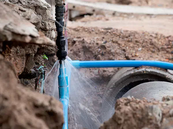 Burst Pipe Cleanup in Dahlonega