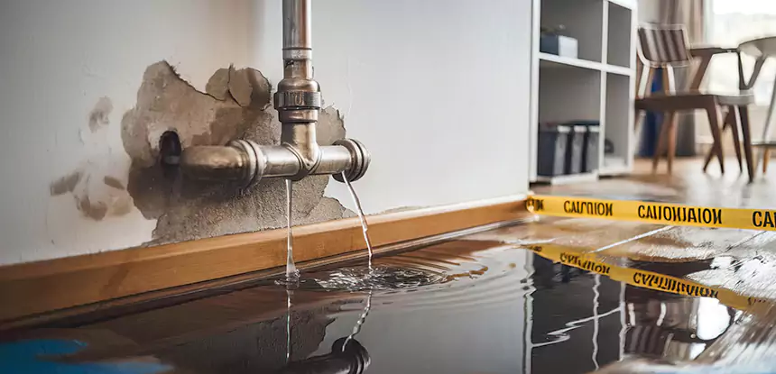 Burst Pipe Cleanup in Dahlonega