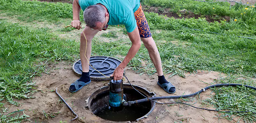 Outdoor Sewage Cleanup in Dahlonega