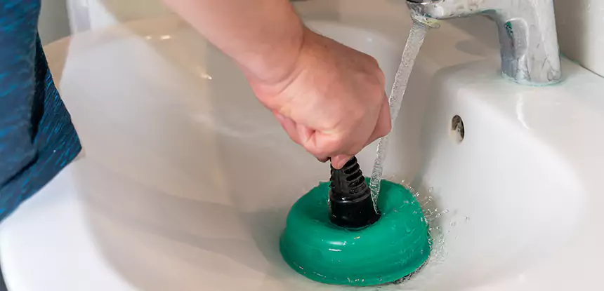 Sink Standing Water Blockage Removal in Dahlonega