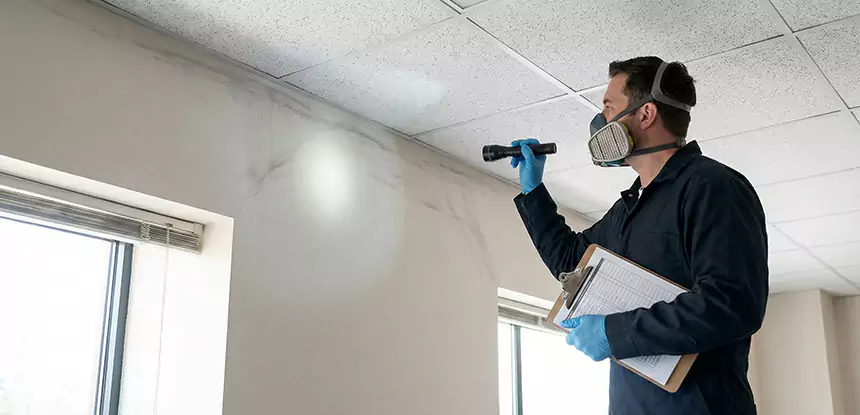 Ceiling Water Damage Inspection in Dahlonega