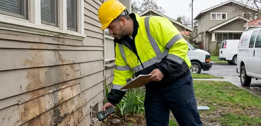 Water Damage Exterior Wall Dahlonega