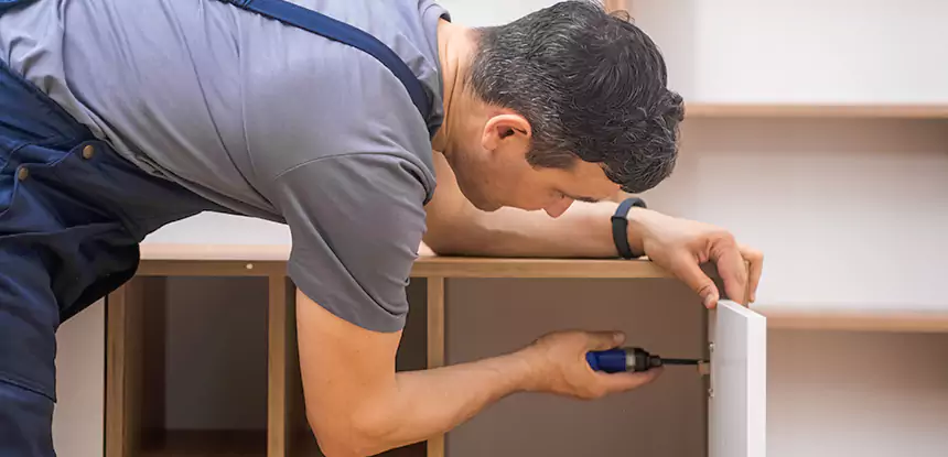 Water Damaged Cabinet Repair in Dahlonega