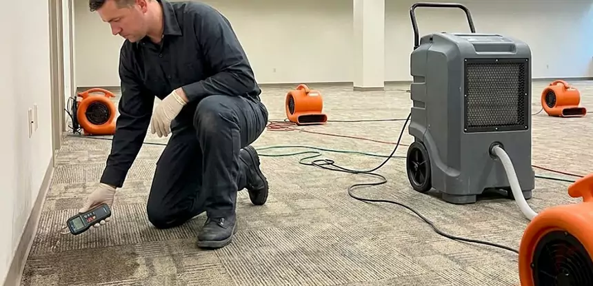 Drying Carpet Padding After Flood in Dahlonega