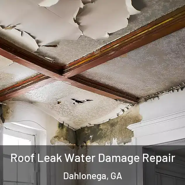  Roof Leak Water Damage Repair Dahlonega, GA